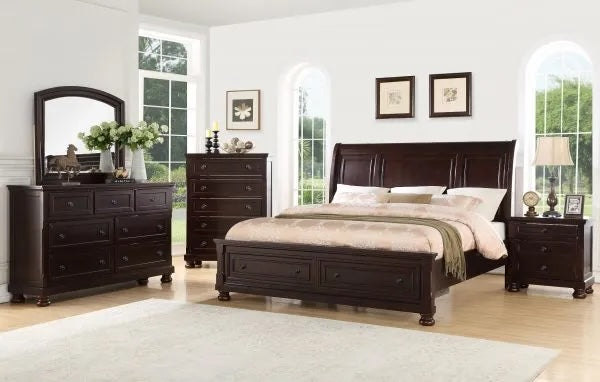 B2910 CHERRY FULL BEDROOM