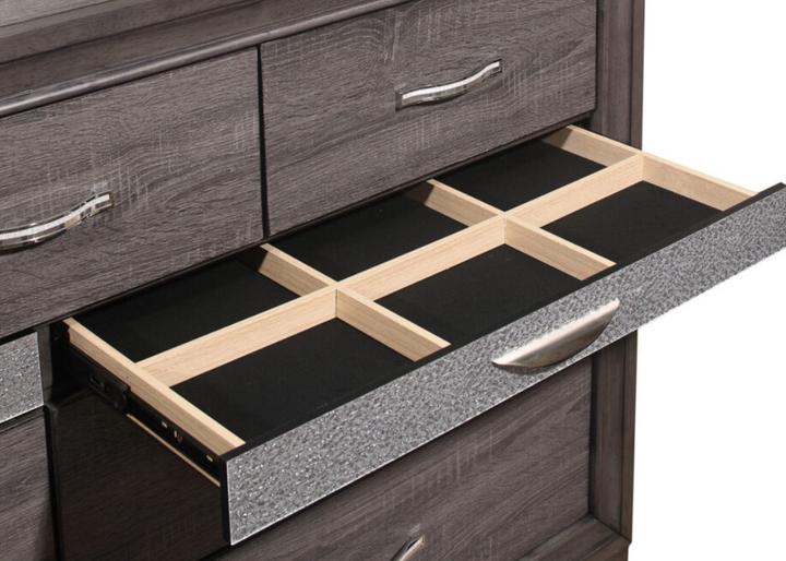 SEVILLE GREY QUEEN BED GROUP